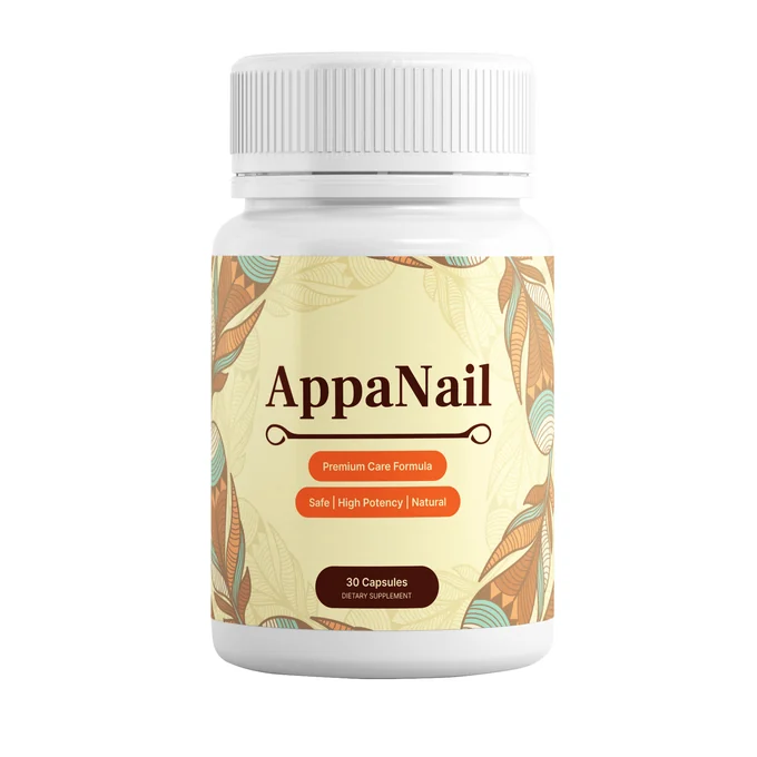 AppaNail nail strength and wellness capsule bottle